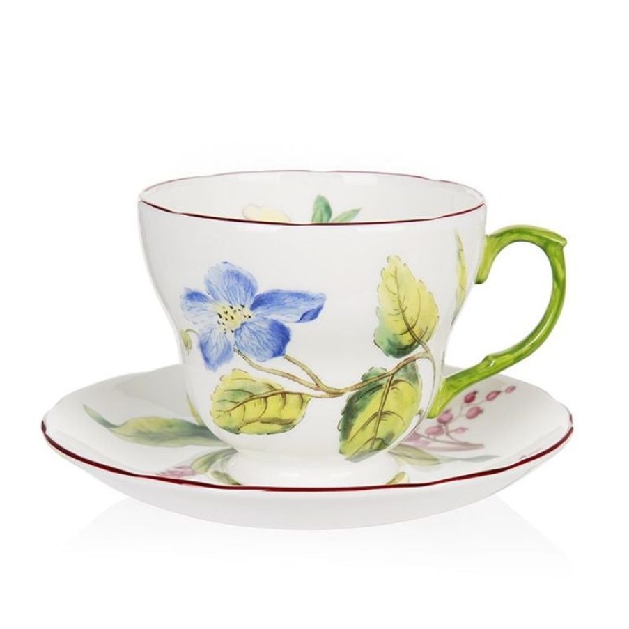 Royal Collection Shop Chelsea Porcelain Teacup & Saucer | Afternoon Tea