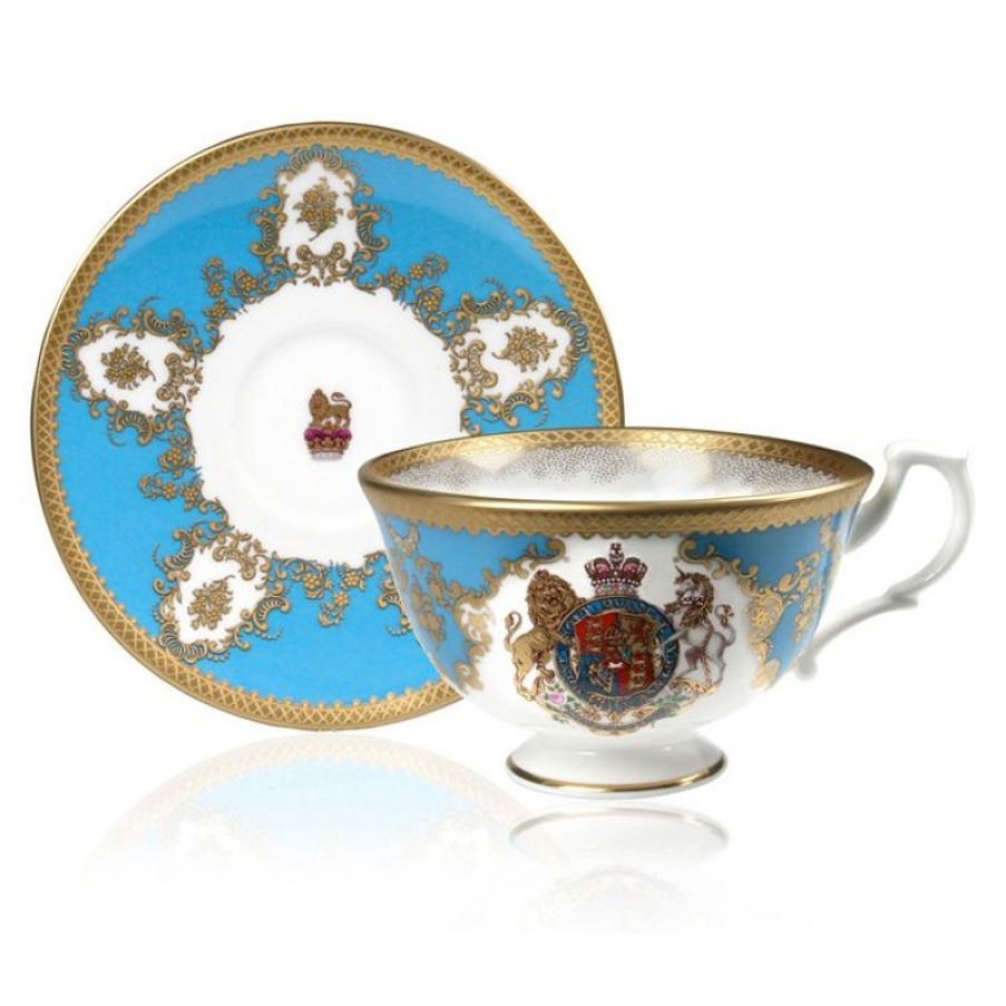 Royal Collection Shop Coat Of Arms Teacup And Saucer | Afternoon Tea