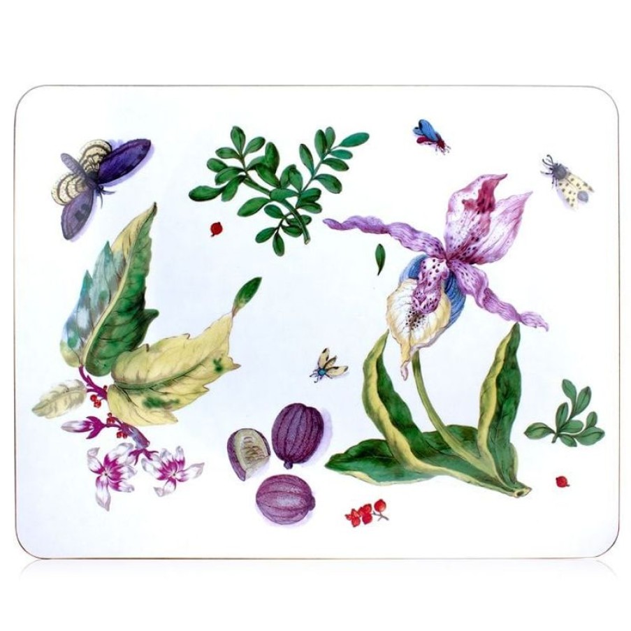 Royal Collection Shop Chelsea Porcelain Orchid Serving Mat | Dinnerware