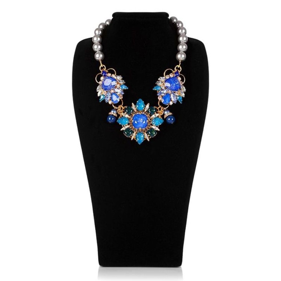 Royal Collection Shop Vicki Sarge Blue And Grey Pearl Necklace | Vicki Sarge