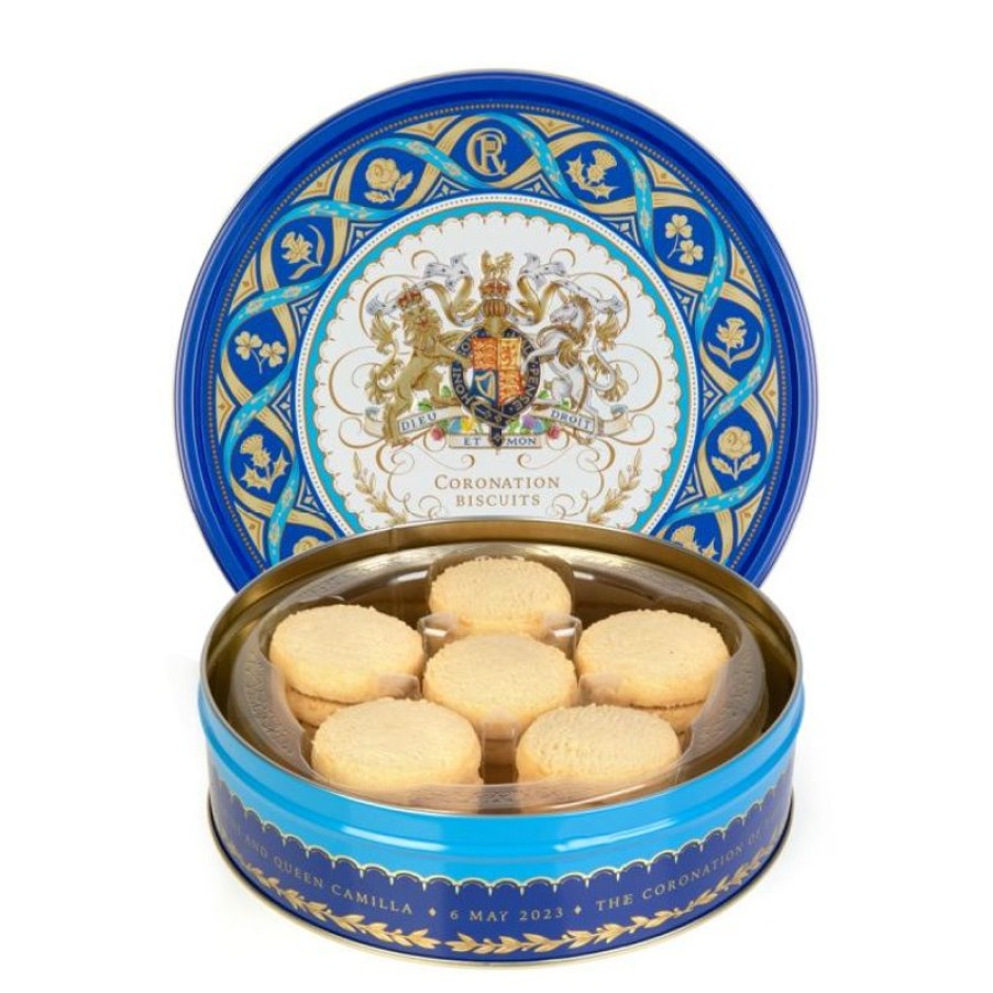 Royal Collection Shop The Coronation Biscuit Tin | Biscuits