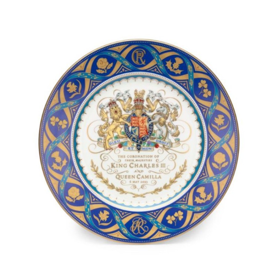 Royal Collection Shop The Coronation Dessert Plate | Plates & Bowls