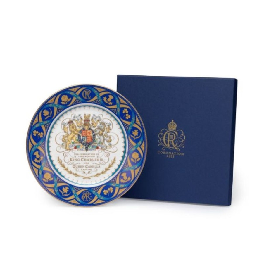 Royal Collection Shop The Coronation Dessert Plate | Plates & Bowls