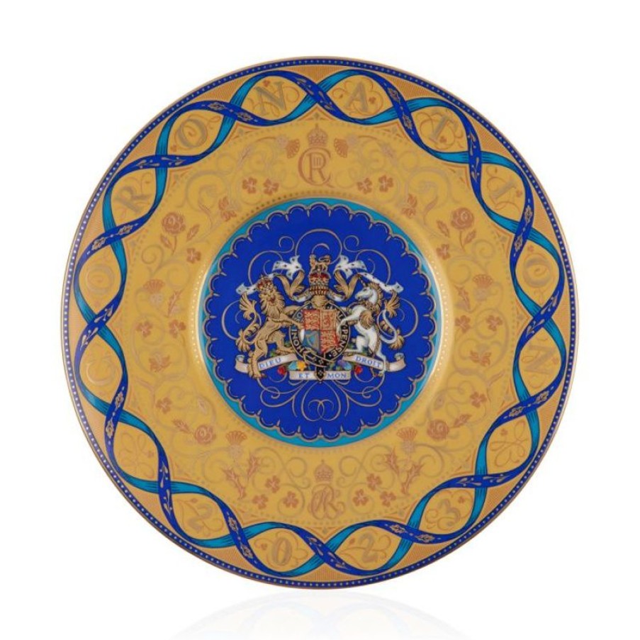 Royal Collection Shop The Coronation Limited Edition Disc Plate | Plates & Bowls