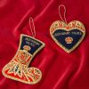 Royal Collection Shop Buckingham Palace Navy And Red Stocking Decoration | Decorations