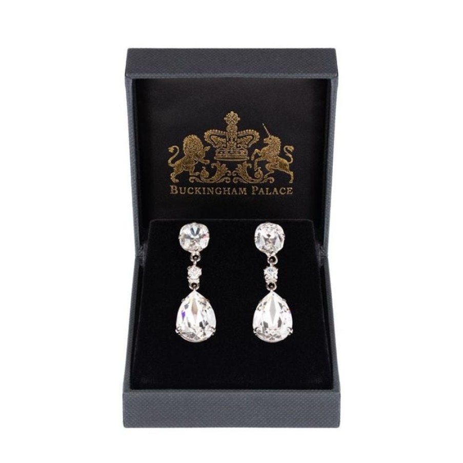 Royal Collection Shop Coronation Crystal Earrings | Earrings