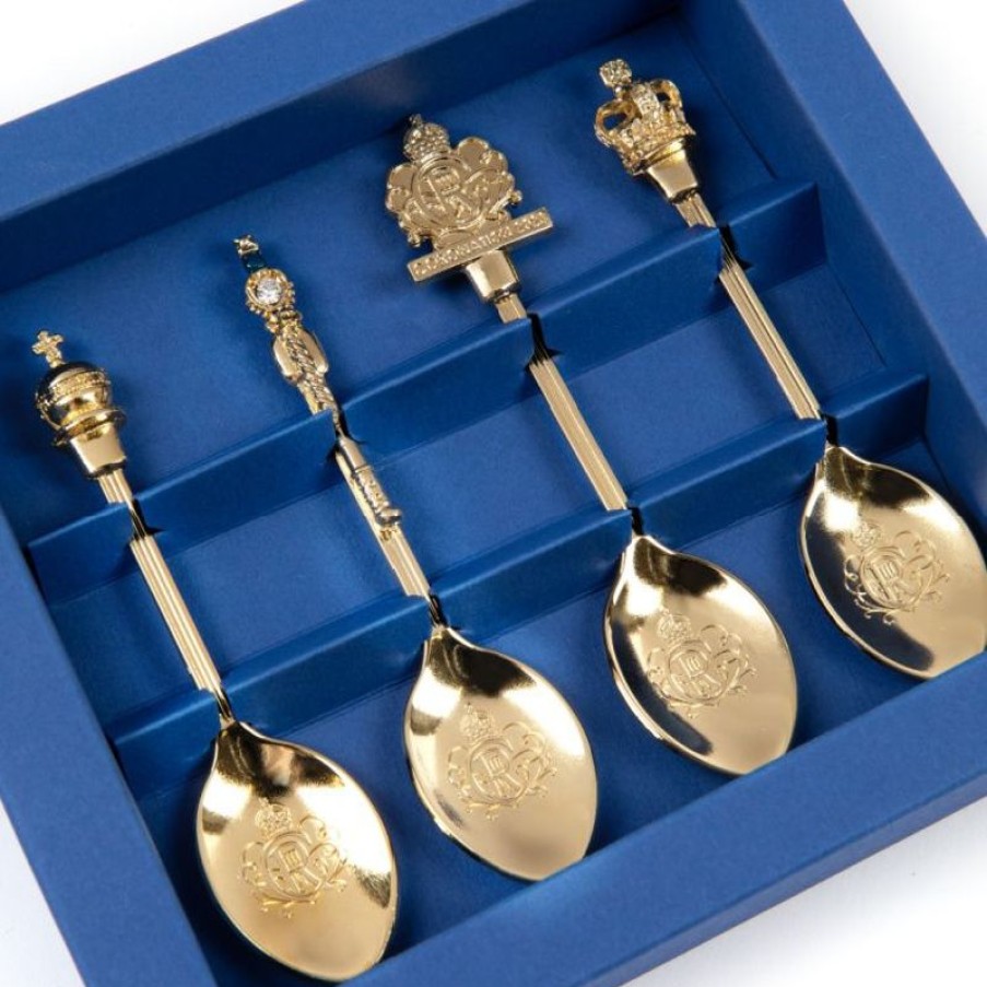 Royal Collection Shop The Coronation Set Of Spoons | Afternoon Tea