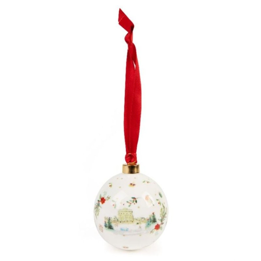 Royal Collection Shop Windsor Castle Fine Bone China Bauble | Decorations