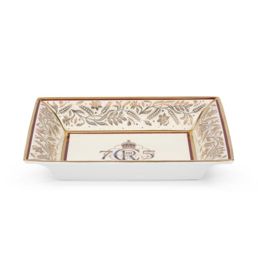 Royal Collection Shop The King'S 75Th Birthday Limited Edition Red Tray | His Majesty The King'S 75Th Birthday