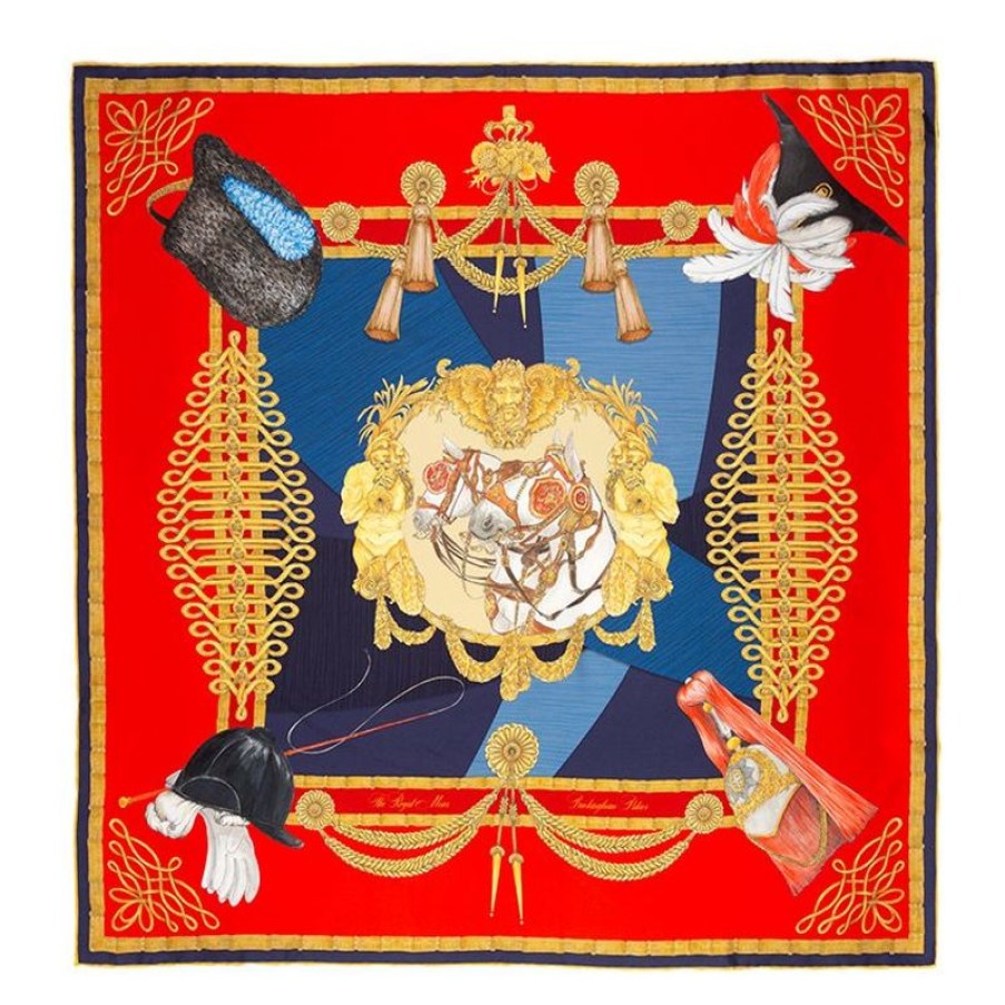 Royal Collection Shop Royal Mews Silk Scarf | Scarves