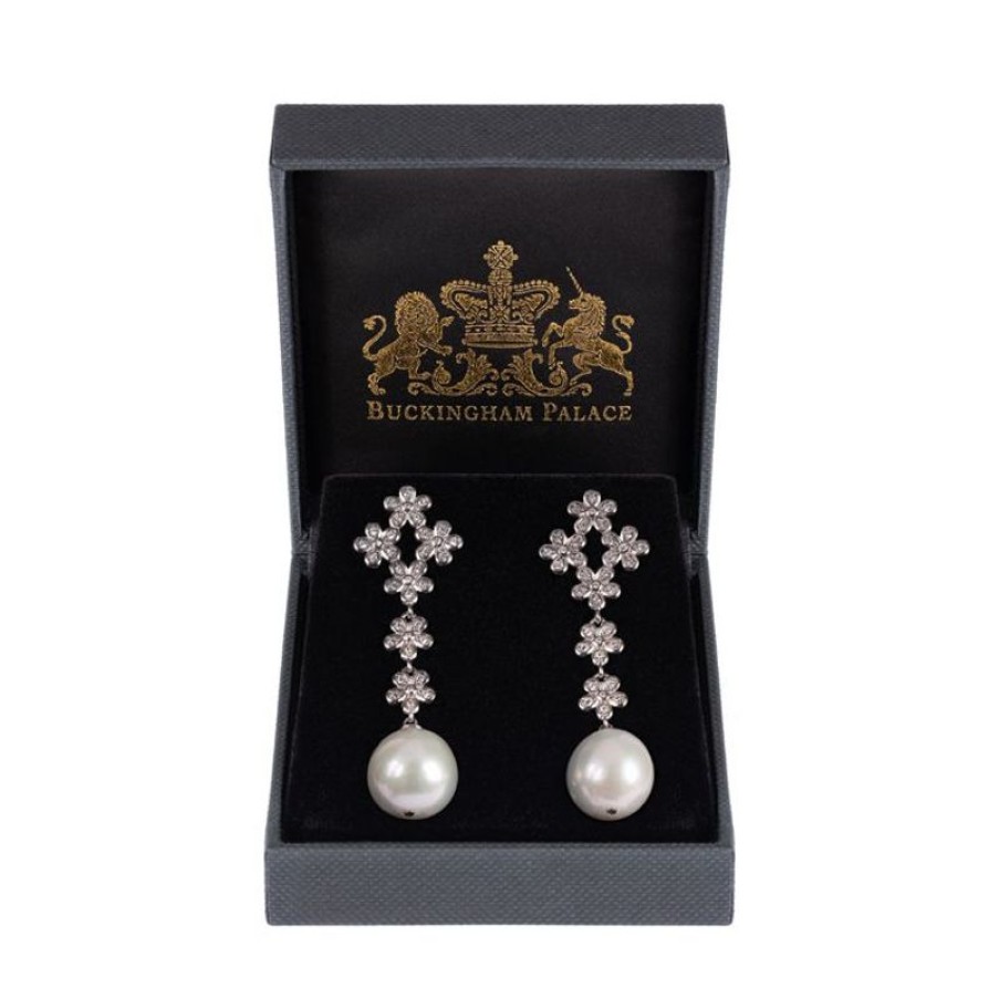 Royal Collection Shop Floral Drop Earrings | Earrings