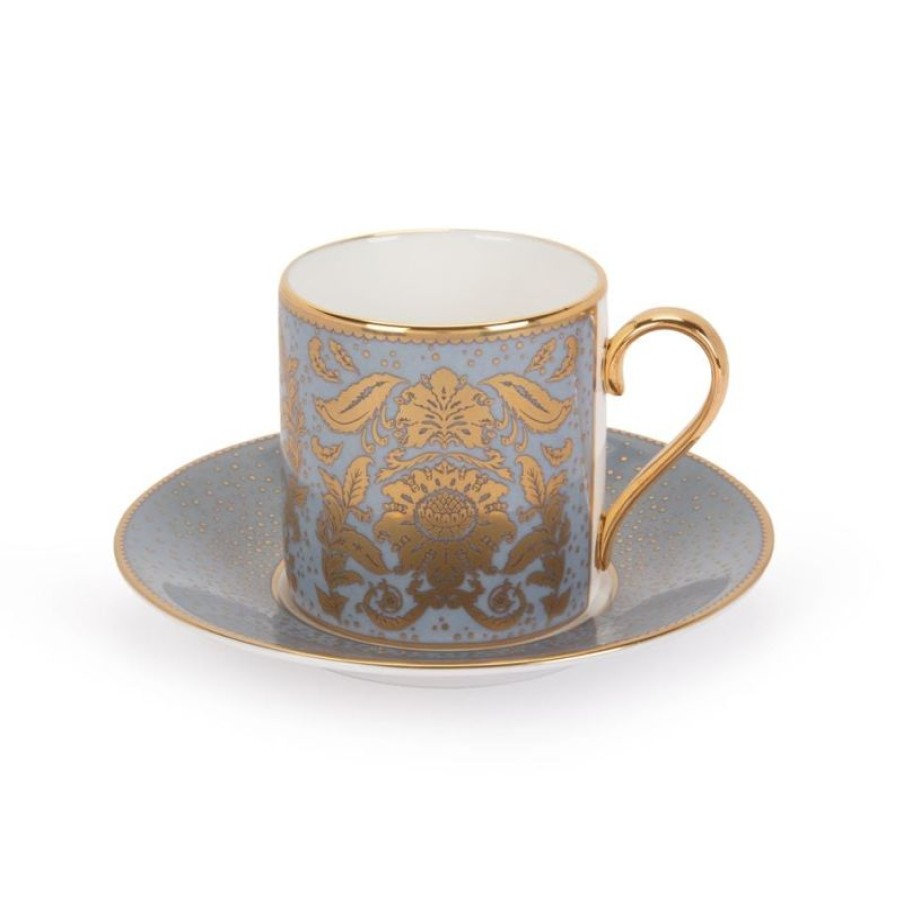 Royal Collection Shop Acanthus Grey Coffee Cup And Saucer | Cups & Saucers