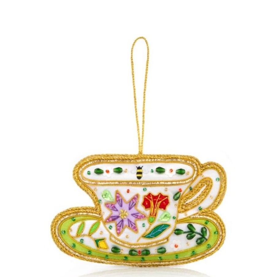 Royal Collection Shop Chelsea Teacup And Saucer Decoration | Chelsea Garden Collection