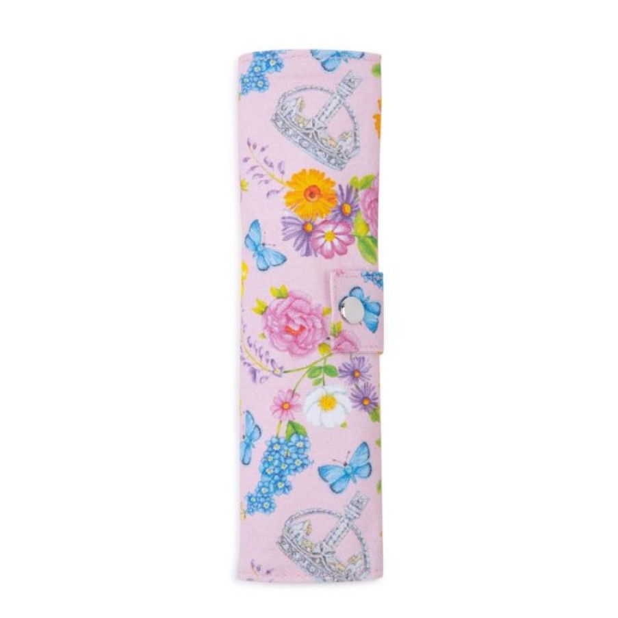 Royal Collection Shop The Summertime Pink Bamboo Cutlery Wrap | Picnics