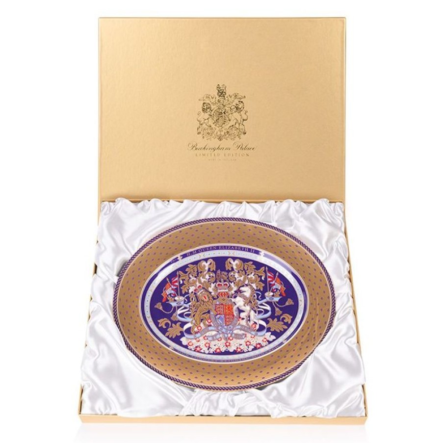 Royal Collection Shop Longest Reigning Monarch Oval Charger | Plates & Bowls