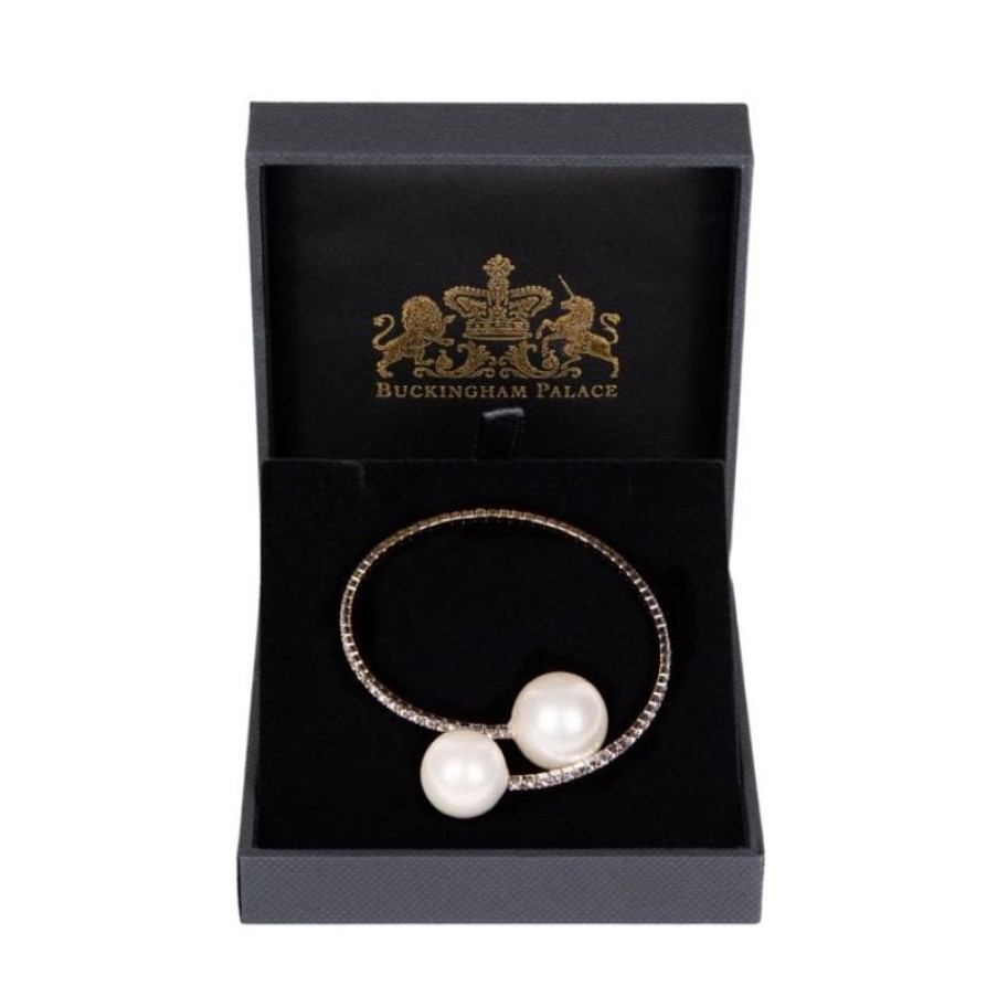 Royal Collection Shop Double Pearl Crystal Bracelet | Bracelets