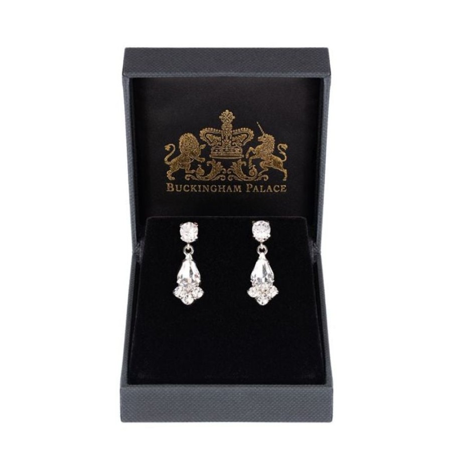 Royal Collection Shop Crystal Decagon Earrings | Earrings