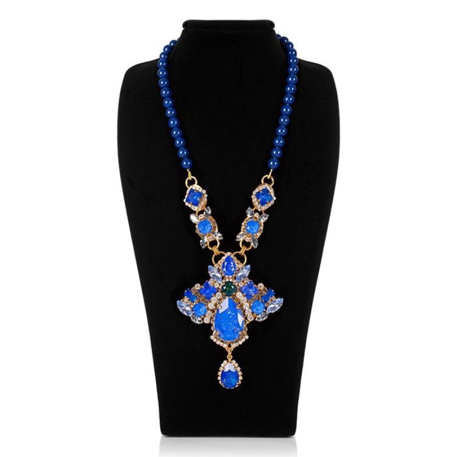 Royal Collection Shop Vicki Sarge Large Blue Necklace | Vicki Sarge