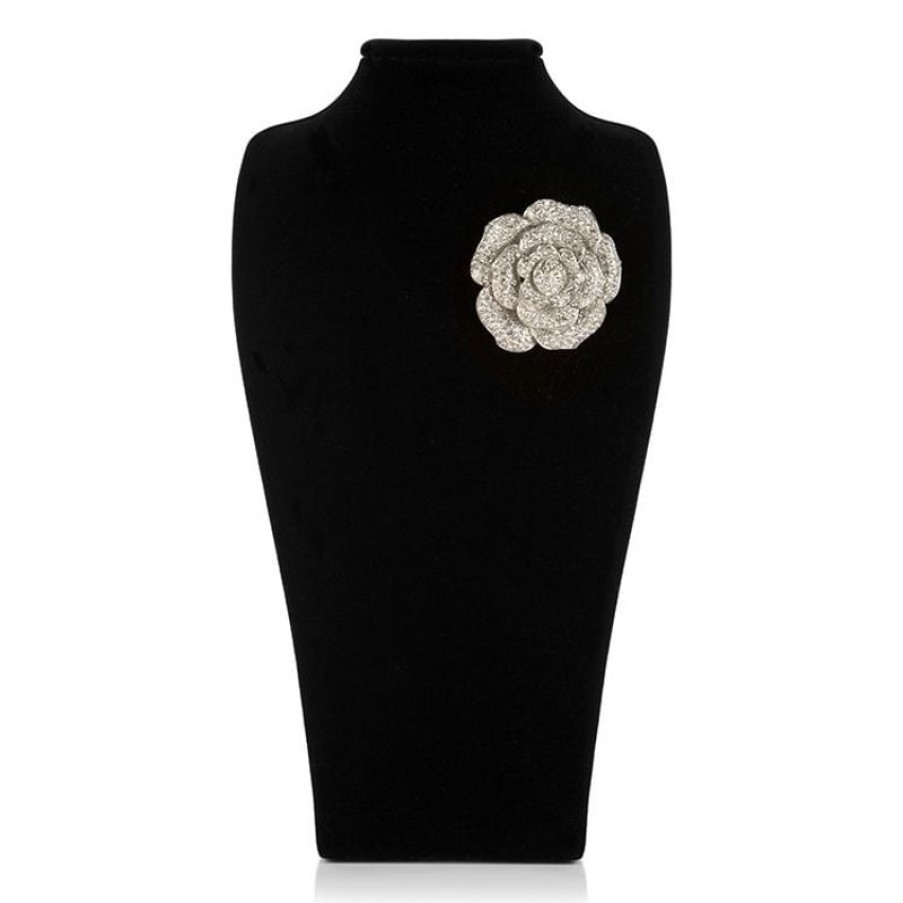 Royal Collection Shop Crystal Rose Brooch | Brooches