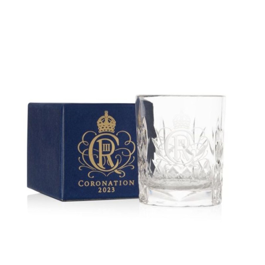 Royal Collection Shop The Coronation Crystal Tot Glass | Wine & Spirits