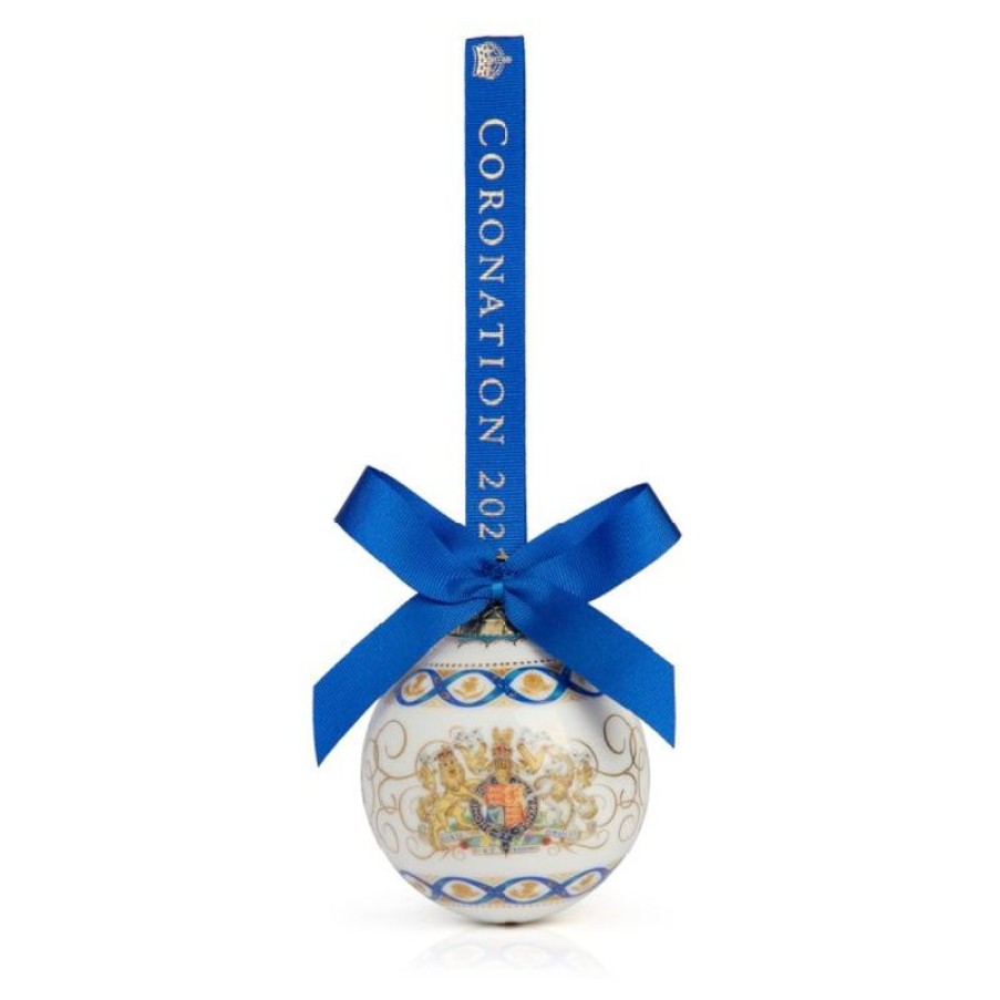 Royal Collection Shop The Coronation China Bauble | The Coronation Of King Charles Iii