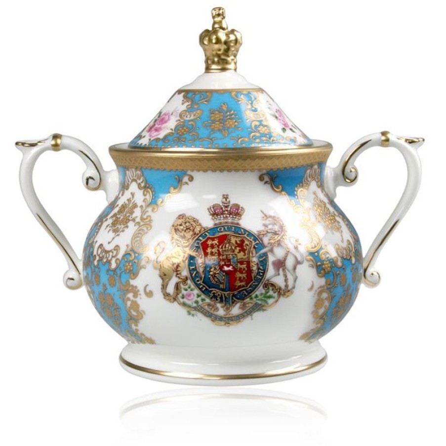 Royal Collection Shop Coat Of Arms Sugar Bowl | Plates & Bowls