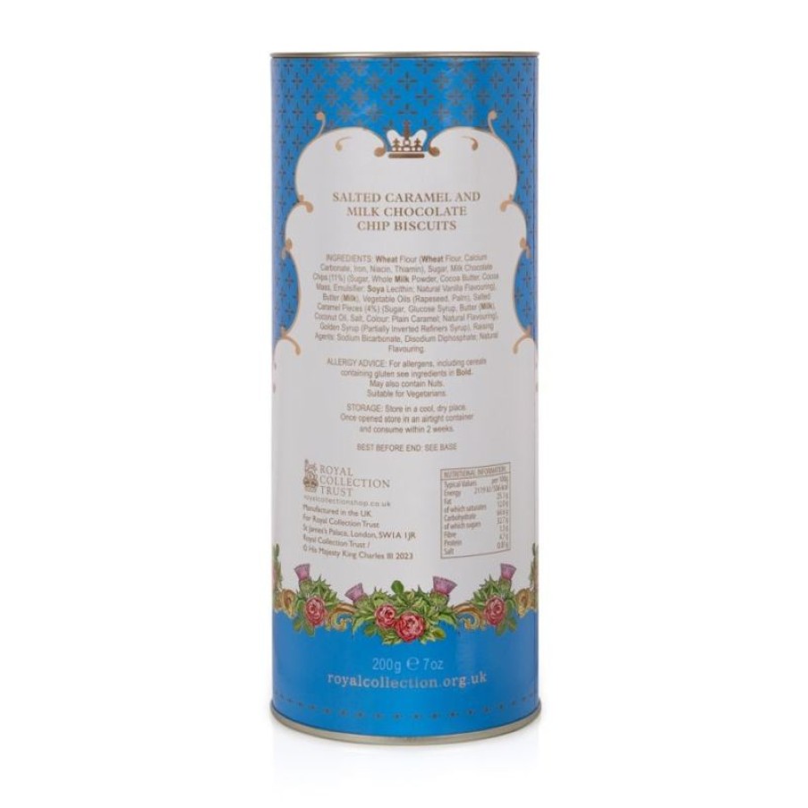 Royal Collection Shop Windsor Castle Salted Caramel And Chocolate Biscuit Tube | Biscuits