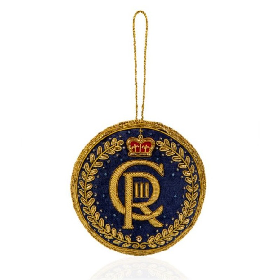 Royal Collection Shop Ciiir Roundel Decoration | His Majesty The King'S 75Th Birthday