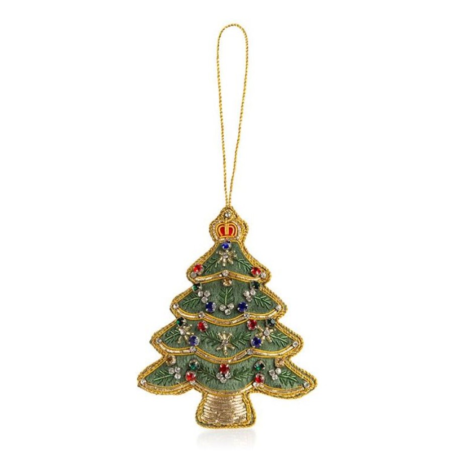 Royal Collection Shop Buckingham Palace Velvet Christmas Tree Decoration | Decorations