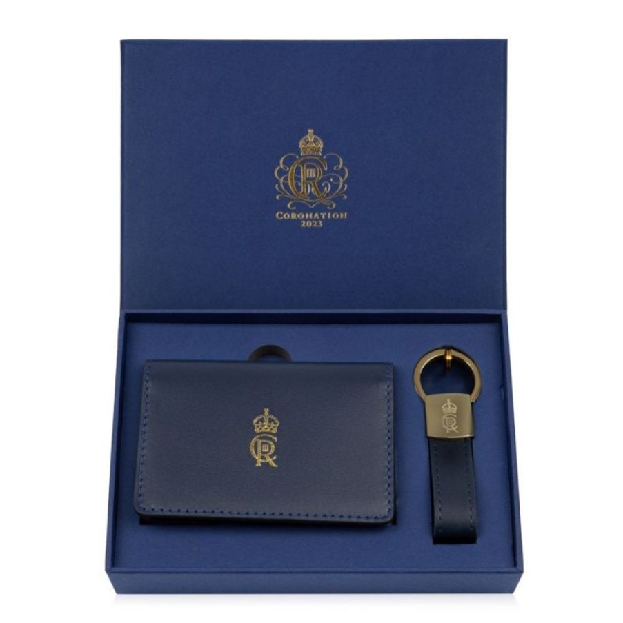 Royal Collection Shop Ciiir Card Wallet & Keyring Set | His Majesty The King'S 75Th Birthday