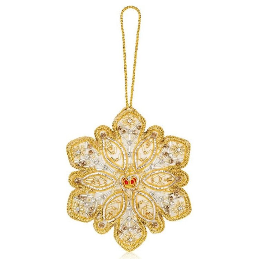 Royal Collection Shop Buckingham Palace Crystal Snowflake Decoration | Decorations