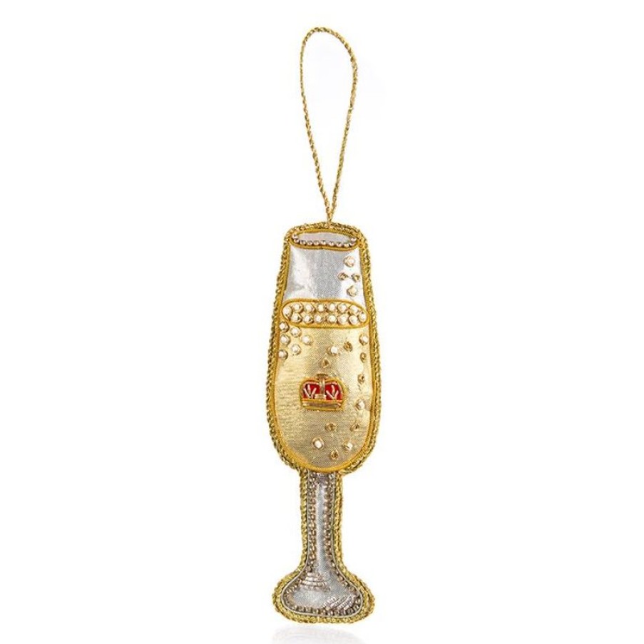 Royal Collection Shop Champagne Glass Decoration | Decorations