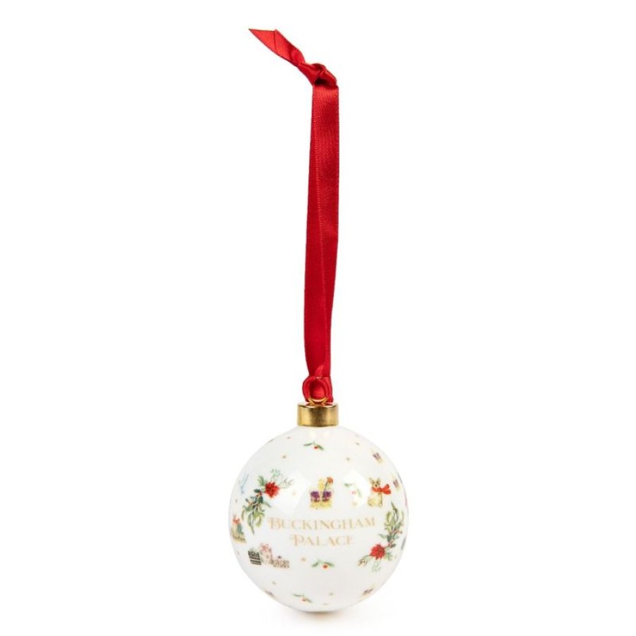 Royal Collection Shop Buckingham Palace Fine Bone China Bauble | Decorations