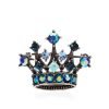 Royal Collection Shop Small Blue Crystal Crown Brooch | Brooches