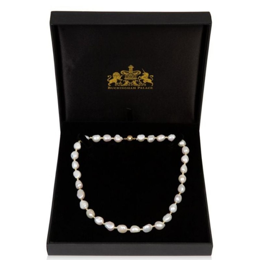 Royal Collection Shop Baroque Pearl And Gold Bead Necklace | Necklaces