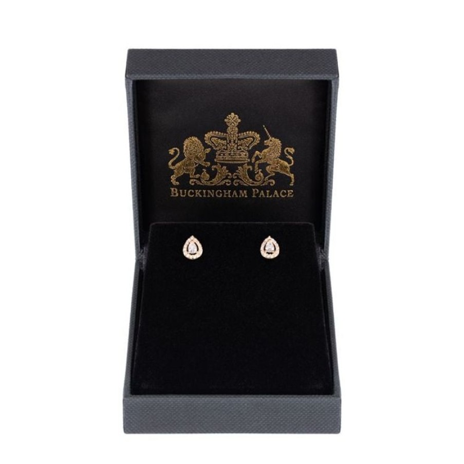 Royal Collection Shop Gold Teardrop Earrings | Earrings