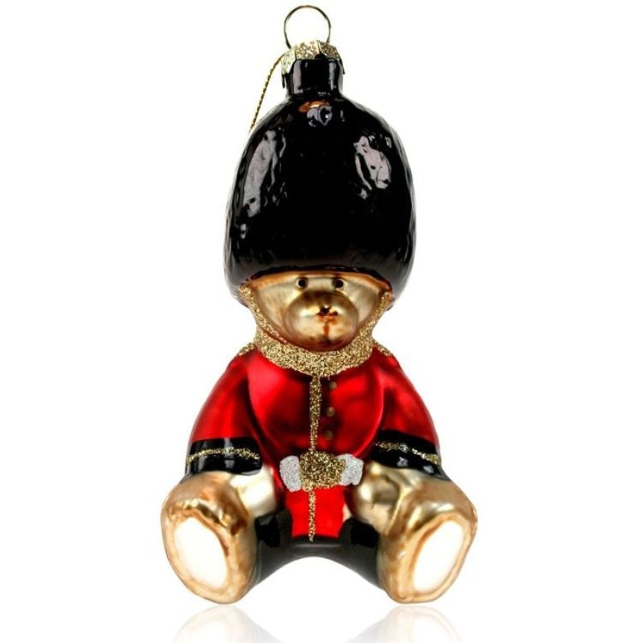 Royal Collection Shop Guardsman Glass Ornament | Decorations