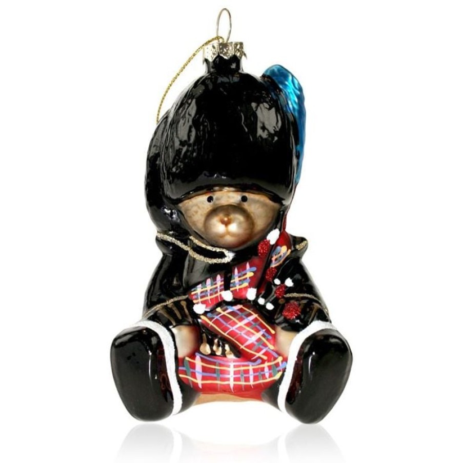 Royal Collection Shop Scottish Piper Glass Ornament | Decorations