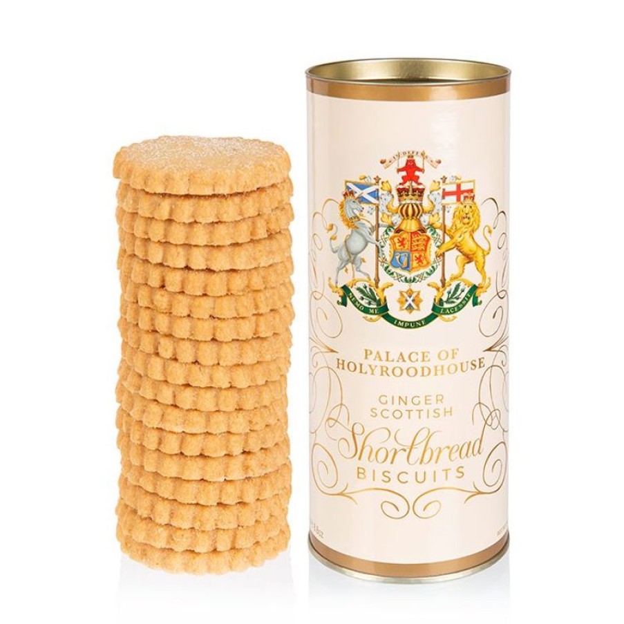 Royal Collection Shop Palace Of Holyroodhouse Ginger Shortbread Tube | Biscuits