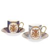 Royal Collection Shop Special Edition Lustre Purple And Blue Coffee Cup And Saucer | Cups & Saucers