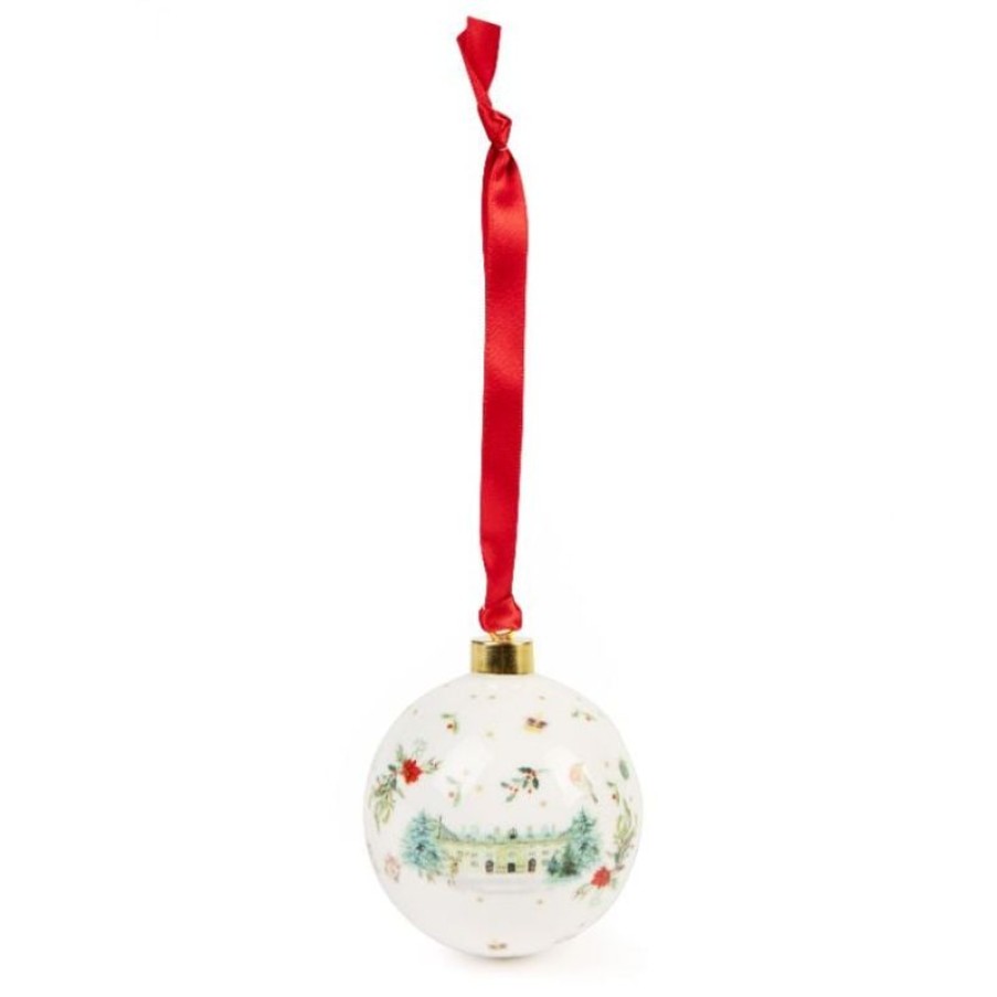 Royal Collection Shop The Palace Of Holyroodhouse Fine Bone China Bauble | Decorations