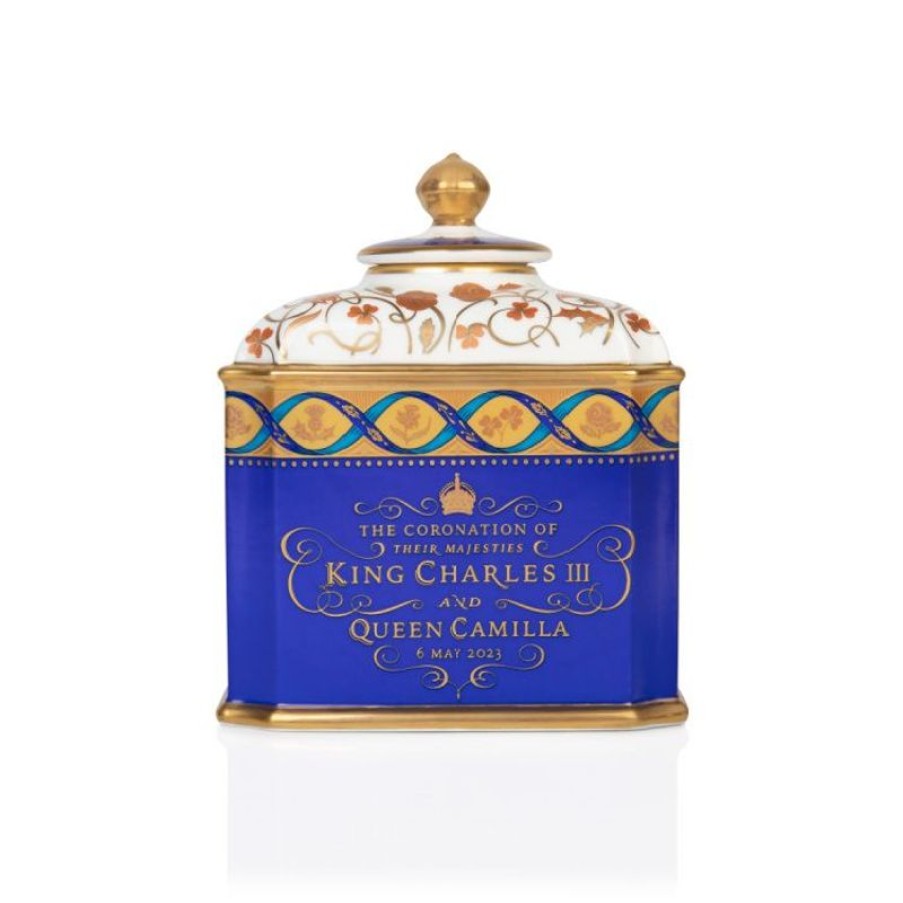 Royal Collection Shop The Coronation Limited Edition Tea Caddy | The Coronation Of King Charles Iii