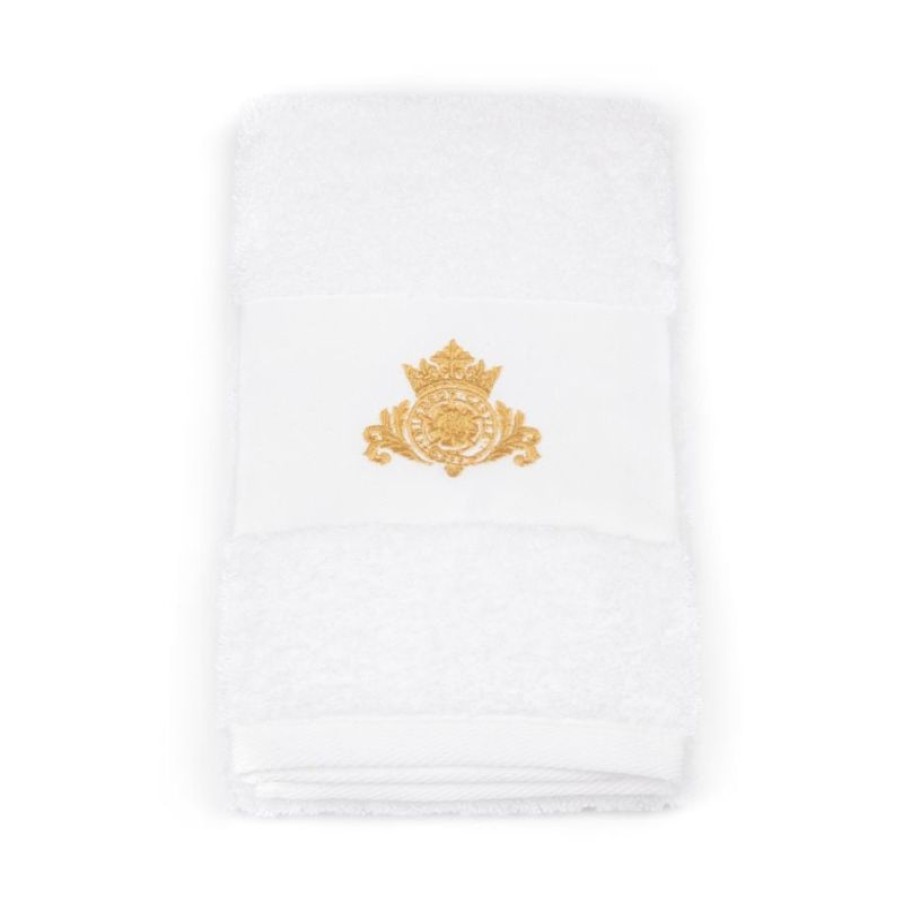 Royal Collection Shop Windsor Castle Crest Hand Towel | Home Linens