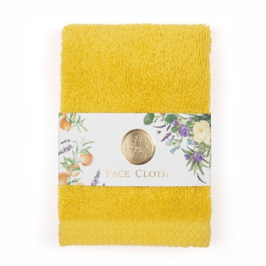 Royal Collection Shop Yellow Face Cloth | Home Linens