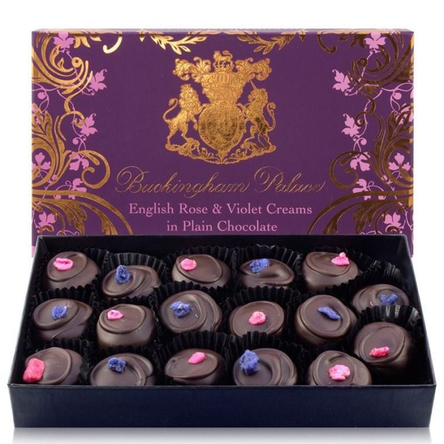 Royal Collection Shop Buckingham Palace English Rose And Violet Creams | Confectionery & Chocolates