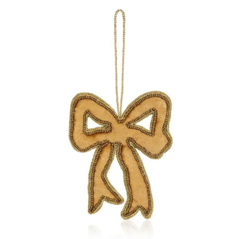 Royal Collection Shop Style & Society Gold Bow Decoration | Decorations