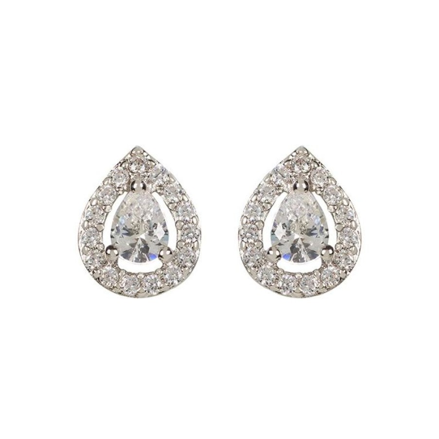 Royal Collection Shop Silver Teardrop Earrings | Earrings