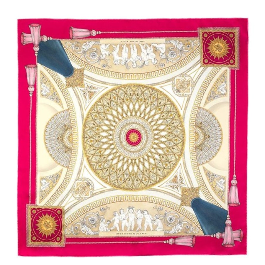 Royal Collection Shop Buckingham Palace Music Room Silk Scarf | Scarves