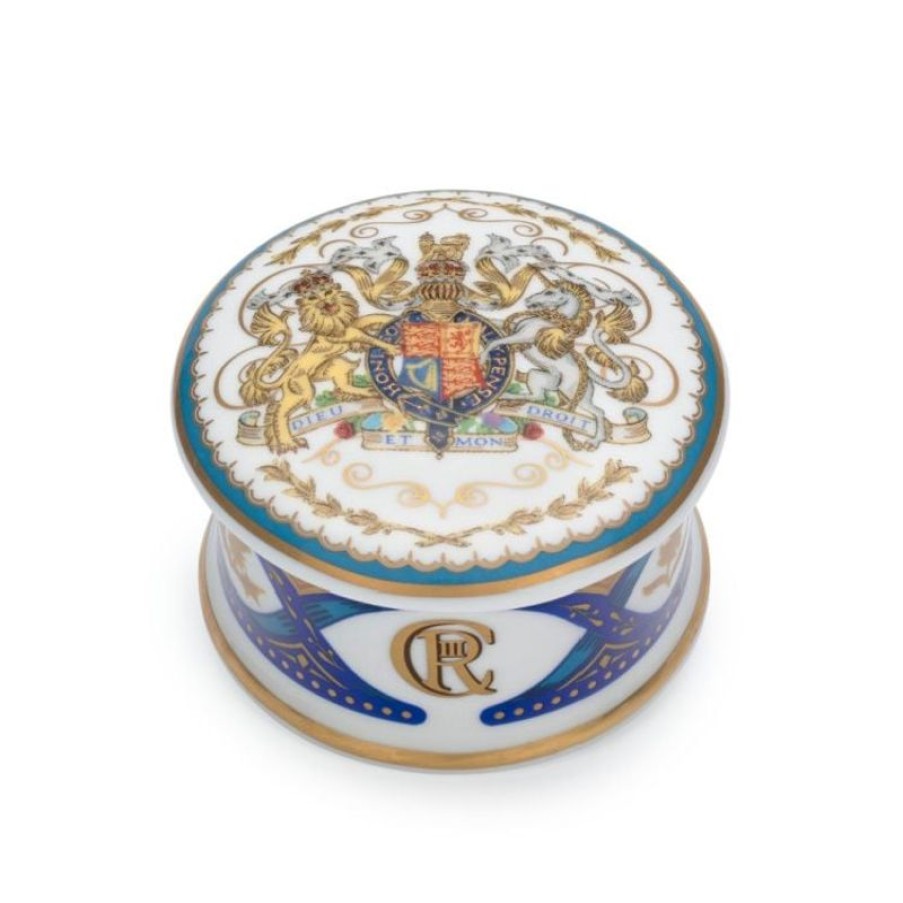 Royal Collection Shop The Coronation Pillbox | The Coronation Of King Charles Iii