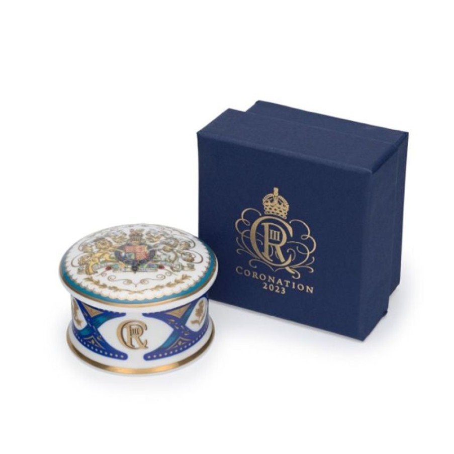 Royal Collection Shop The Coronation Pillbox | The Coronation Of King Charles Iii